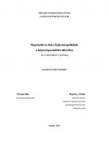 Regionális és helyi fejlesztéspolitikák a képességszemlélet tükrében - Habilitációs tézisek Regionális és helyi fejlesztéspolitikák a képességszemlélet tükrében - Habilitációs tézisek